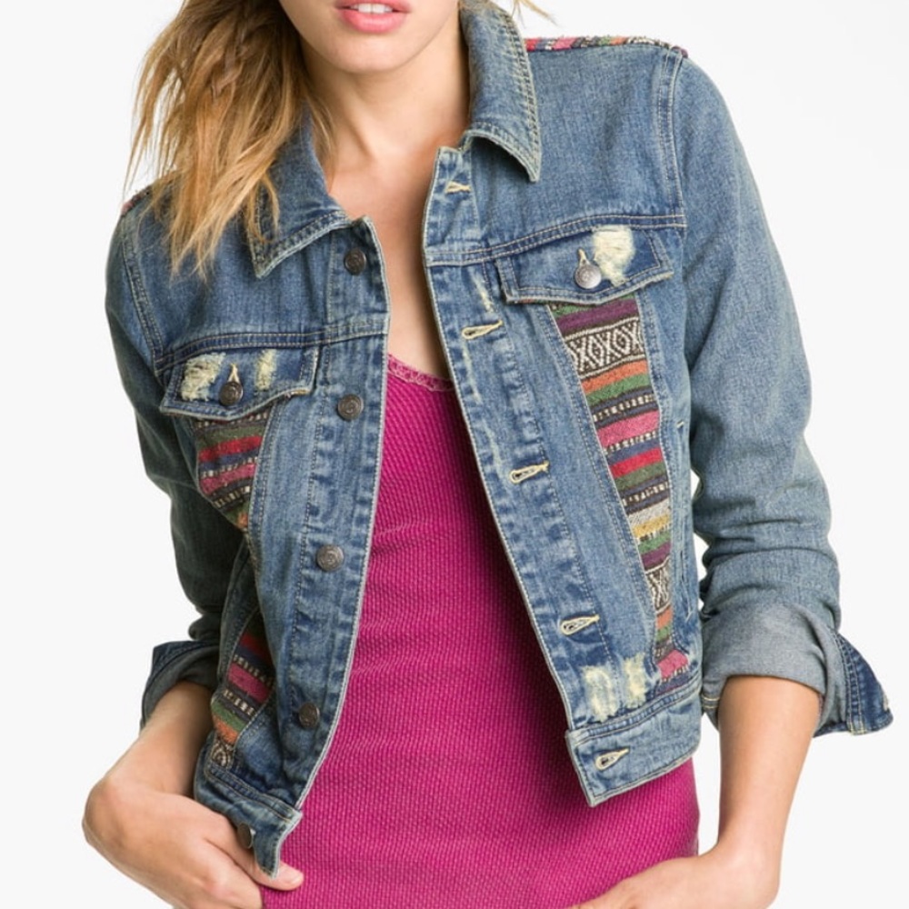 Free People Baja Denim Jacket 6
